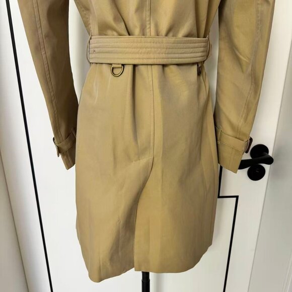 Burberry Kensington Mid-Length Double Breasted Trench Coat - Picture 9 of 12